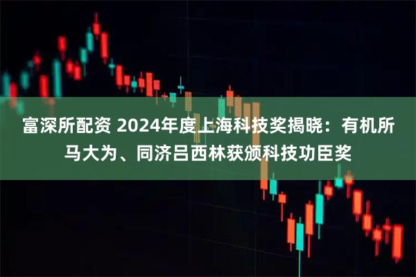 富深所配资 2024年度上海科技奖揭晓：有机所马大为、同济吕西林获颁科技功臣奖